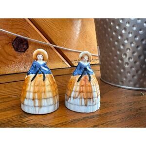 Vintage Occupied Japan Southern Belle Salt Pepper Shakers